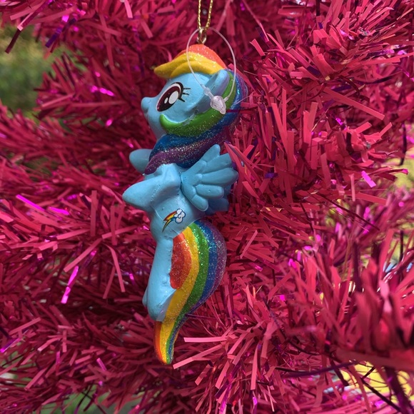 Rainbow My Pretty Pony Christmas Ornament - Picture 2 of 6